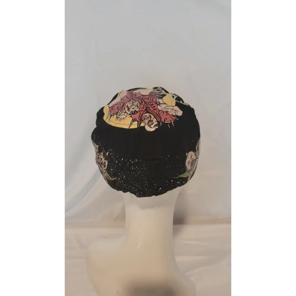 Vintage 1991 WWF Titan Sports All Over Print Wrestling Hat Legion of Doom Hogan